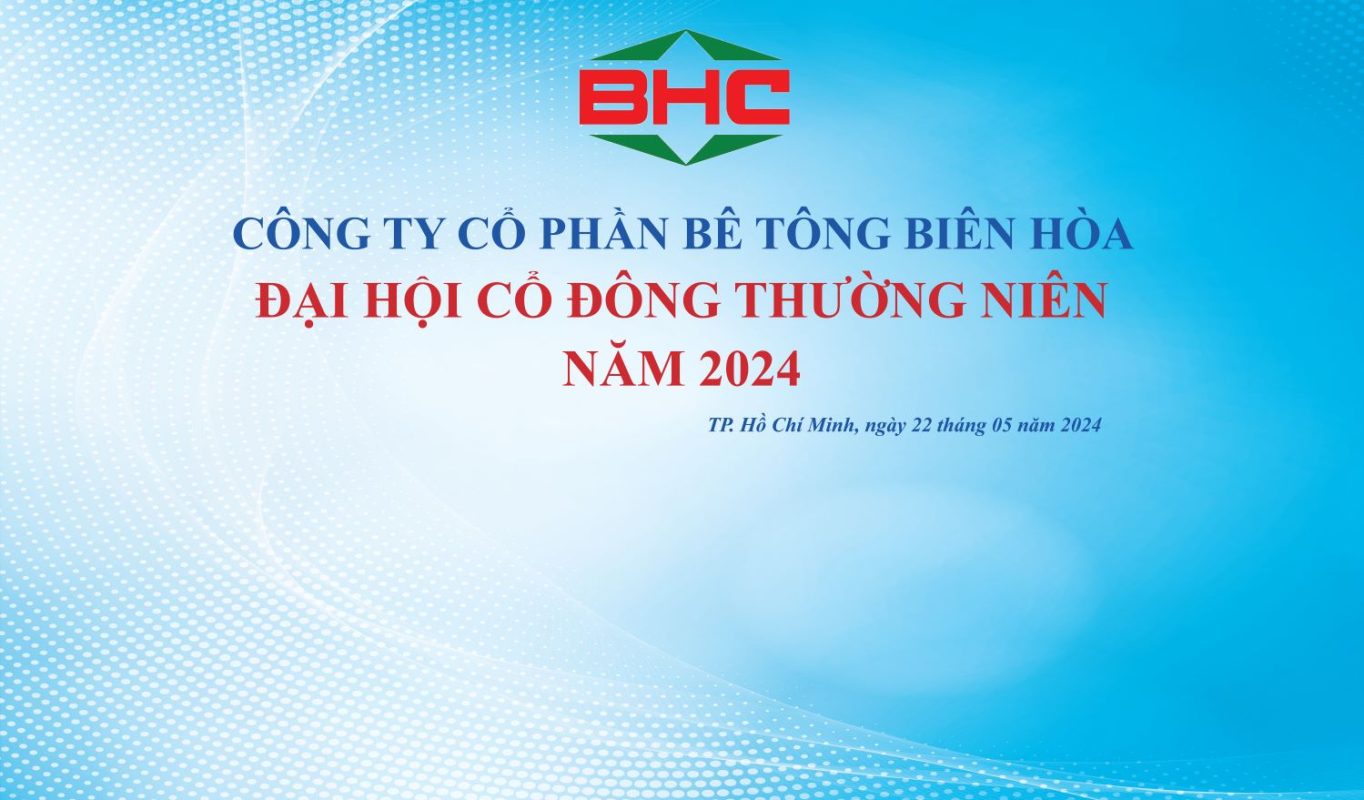 Trang chủ - Công ty cổ phần bê tông Biên Hoà